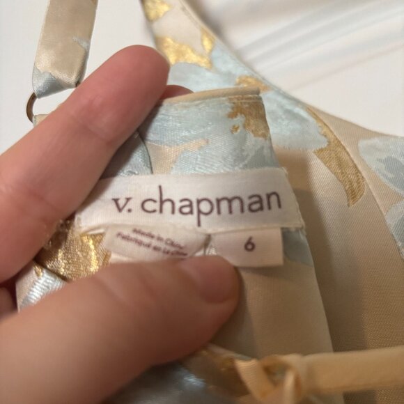 V. Chapman Avery Tiered A-Line Corset Gown - Picture 5 of 8